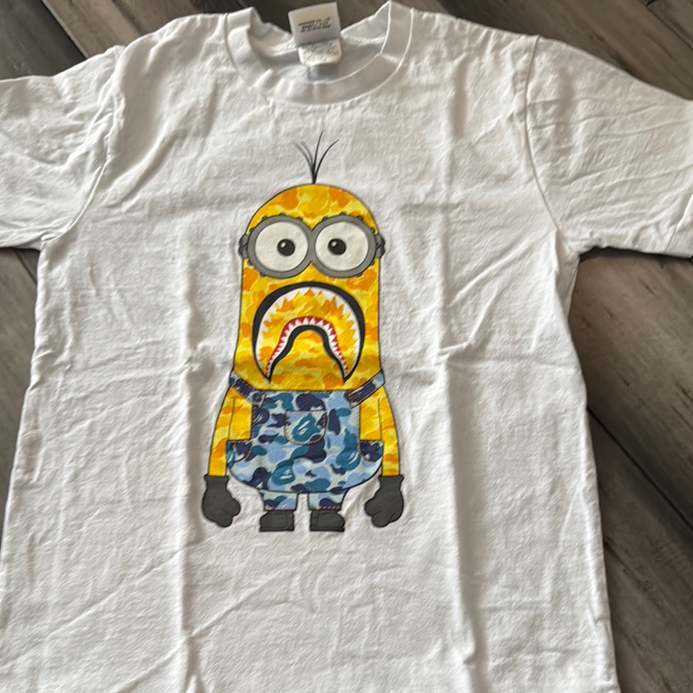 White Graphic Kids T-Shirt